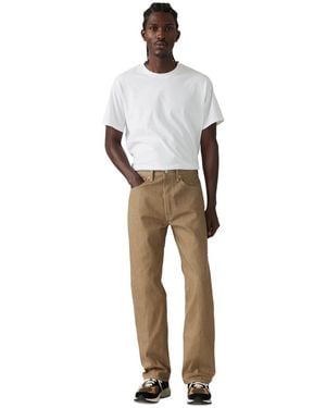 Levi's 501 Original Fit Button Fly Non-stretch Jeans - White