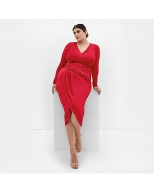 City Chic Plus Size Marissa Dress - Red