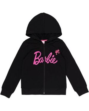 Barbie Girls French Terry Zip Up Hoodie - Black