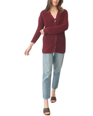 Paneros Clothing Cotton Emily Cardigan - Red