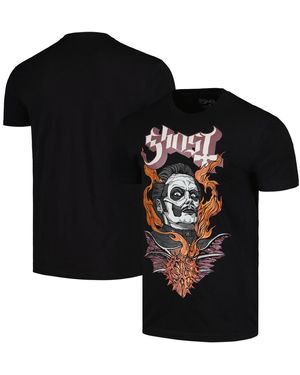 Global Merch Ghost Heart Hypnosis T-shirt - Black