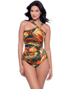 Miraclesuit Europa Tummy Control Underwire One-piece Swimsuit - Orange