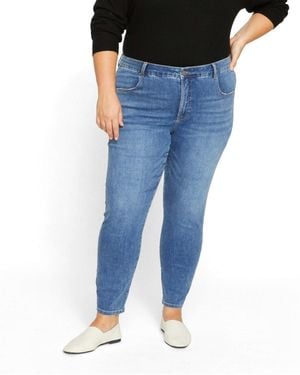 UNIVERSAL STANDARD Seine Mid Rise Skinny Jeans - Blue