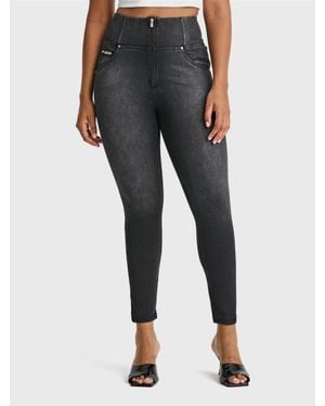 Freddy Curvy High-rise Sculpting Skinny Jeans - Black