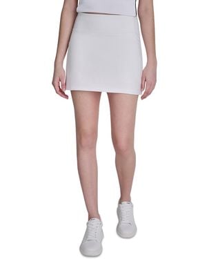 DKNY Balance Compression Super High Waist Pull-on Skort - Blue