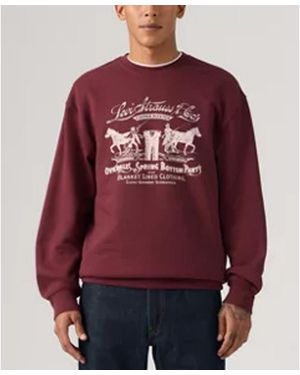 Levi's Crewneck Long-sleeve Sweatshirt - Red