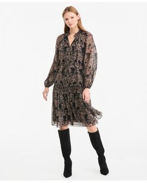 Kobi Halperin Alli Long-sleeve Tiered Ruffle Dress - Multicolor
