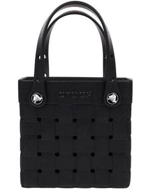Crocs™ Small Woven Style Sbody Tote - Black