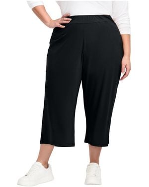 Avenue Plus Size Audrey Crop Pant - Black