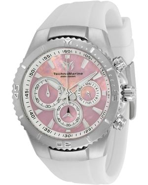 TechnoMarine Tm-220076 Manta Quartz Chronograph Pink Dial Watch - Gray