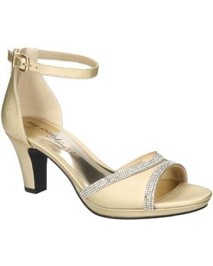 Easy Street Davina Open Toe Sandals - Metallic