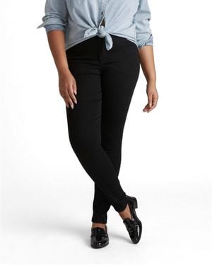 UNIVERSAL STANDARD Seine High Rise Skinny Jeans 32 Inches - Black
