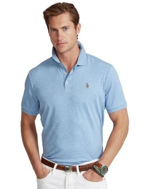 Polo Ralph Lauren Classic-fit Soft Cotton Polo Shirt - Blue