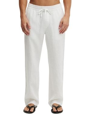Cotton On baggy Worker Linen Relaxed-fit Pants - White