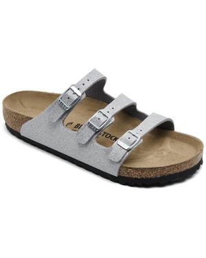 Birkenstock Florida Birko-flor Synthetics Sandals From Finish Line - White