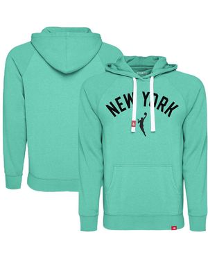 Sportiqe And New York Liberty Olsen Tri-blend Hoodie - Green