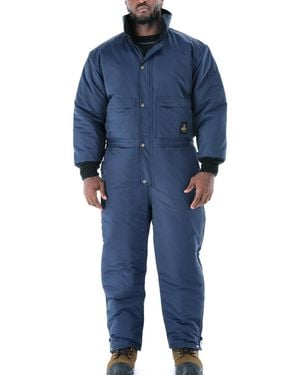 Refrigiwear Big & Tall Chillbreaker Insulated Overalls - Blue