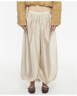 Lioness Ember Side Zipper Pants - Natural
