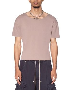 MNML Fitted Ribbed Tee - Blue