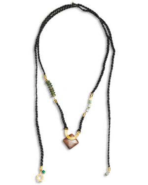 Nectar Nectar New York 18k Plated Orzah Multi Chain Necklace - Metallic