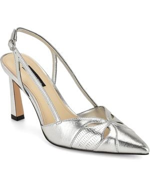 Nine West Darella Cutout Slingback Dress Pumps - White