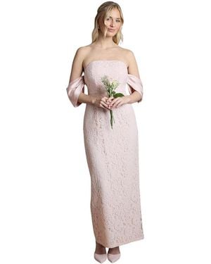 Coast Bardot Neck Short Sleeve Maxi Dress - White