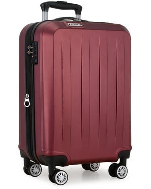 Elite Luggage Dori Medium Carry-on Hardshell Expandable Spinner Suitcase - Red