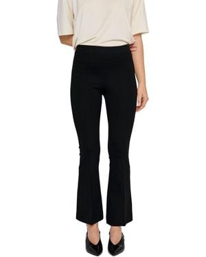 Residus Lana Slim-fit Flared Pull-on Pants - Black