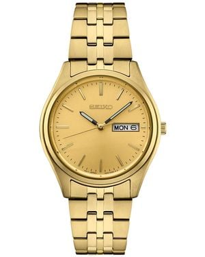 Seiko Stainless Steel Dial Bracelet Watch - Metallic
