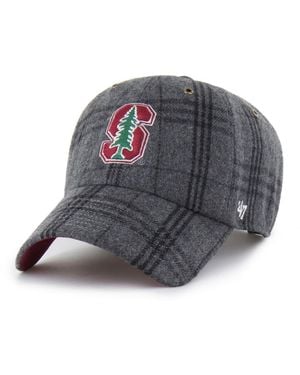 '47 Stanford Cardinal Plaid Windowpane Clean Up Adjustable Hat - Gray