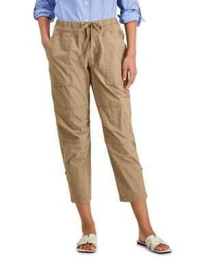 Nautica Jeans Cotton Roll-tab Utility Pants - White