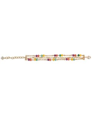 Patricia Nash Patrica Nash -tone Plated Triple Strand Bracelet - White