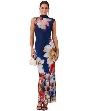 Rachel Roy Mock-neck Dress - Blue