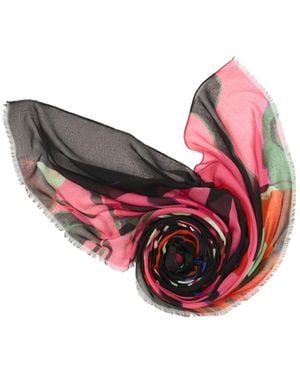Desigual Printed Lacroix Scarf - Red
