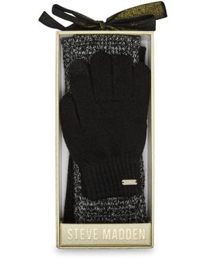 Steve Madden Arm Warmers And Glove Set - Black