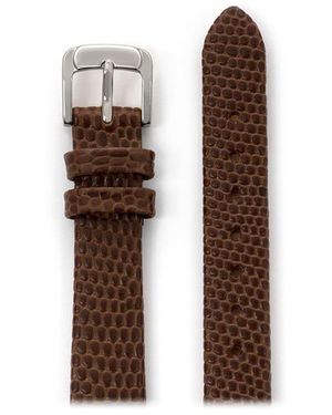 Speidel Ladies Lizard Grain Band 12mm White - Black