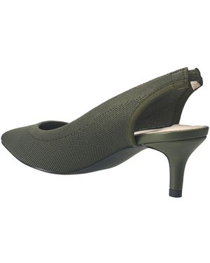French Connection Ladies Viva Slingback Kitten Heel - Metallic