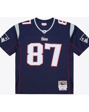 Mitchell & Ness Rob Gronkowski New England Patriots Big Tall 2010 Legacy Retired Player Jersey - Blue