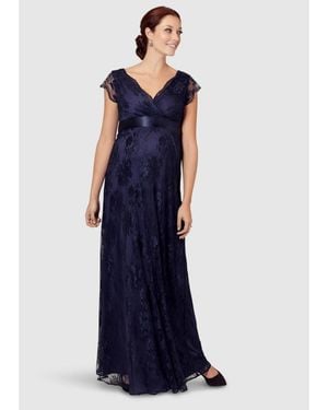 Tiffany Rose Maternity Maternity Tiffany Rose Eden Gown Long - Blue