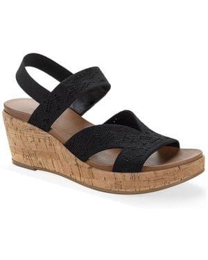 Style & Co. Cheryll Wedge Heel Sandals - Black