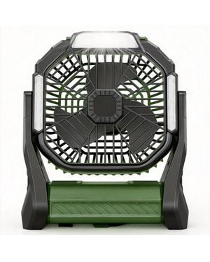 Gnuadz Portable Rechargeable Fan Led Lantern Usb Outdoor Camping Emergency 20000mah - Green