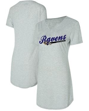 Concepts Sport Baltimore Ravens Petition Knit Nightshirt - Blue