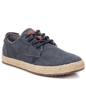 Xti Casual Jute Wrapped Sole Oxfords - Blue