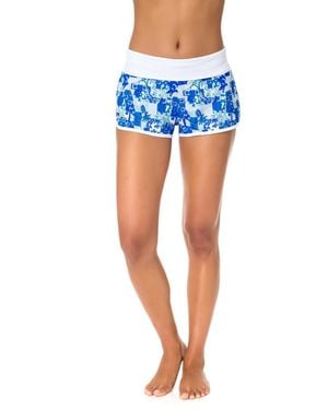 Raisins Aloha Printed Swim Shorts - Blue