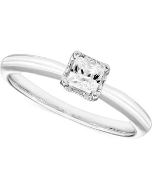 Macy's Diamond Solitaire Princess-cut Engagement Ring (1/4 Ct. T.w. - White