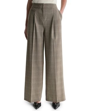 BCBGMAXAZRIA High-rise Wide-leg Pants - Gray