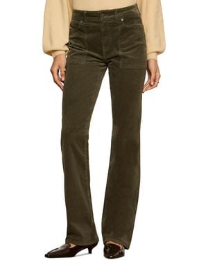 Sanctuary Play Date Corduroy Mid-rise Bootcut Pants - Green
