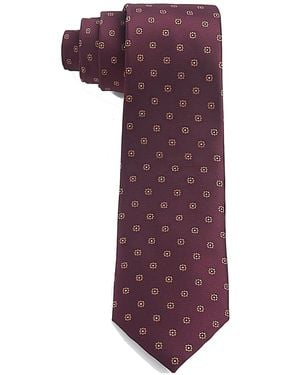 Tom Baine Pin Dot Classic Tie - Purple