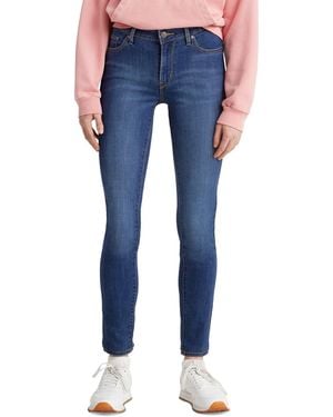 Levi's 711 Mid-rise Stretch Skinny Jeans - Blue