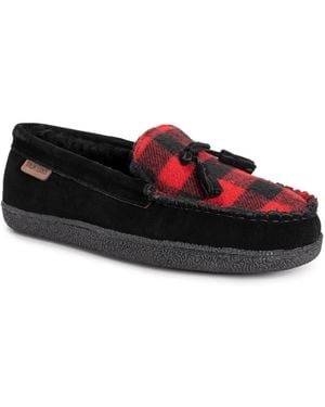 Muk Luks Leather Goods By Talan Slipper - Black